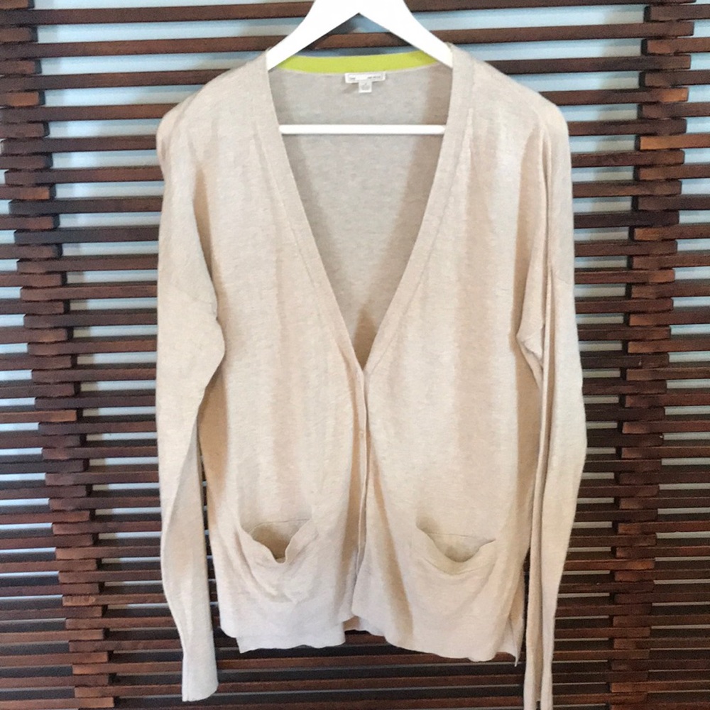 GAP Beige Open-Front Women's Cardigan